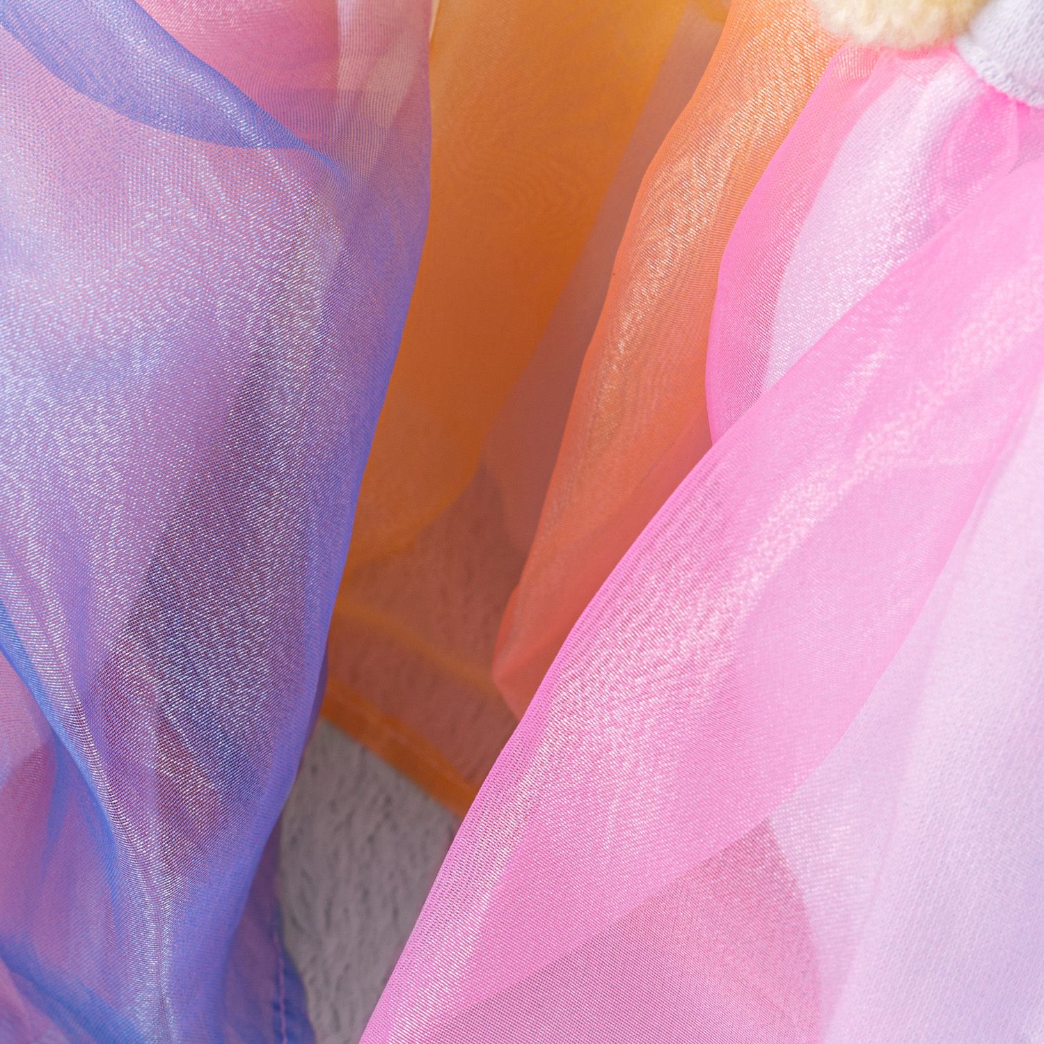 Saia Tutu Colorida com Laço 3 a 4 anos