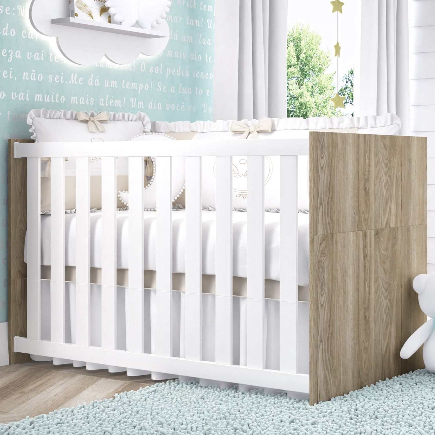 Berço Americano Branco Bianco