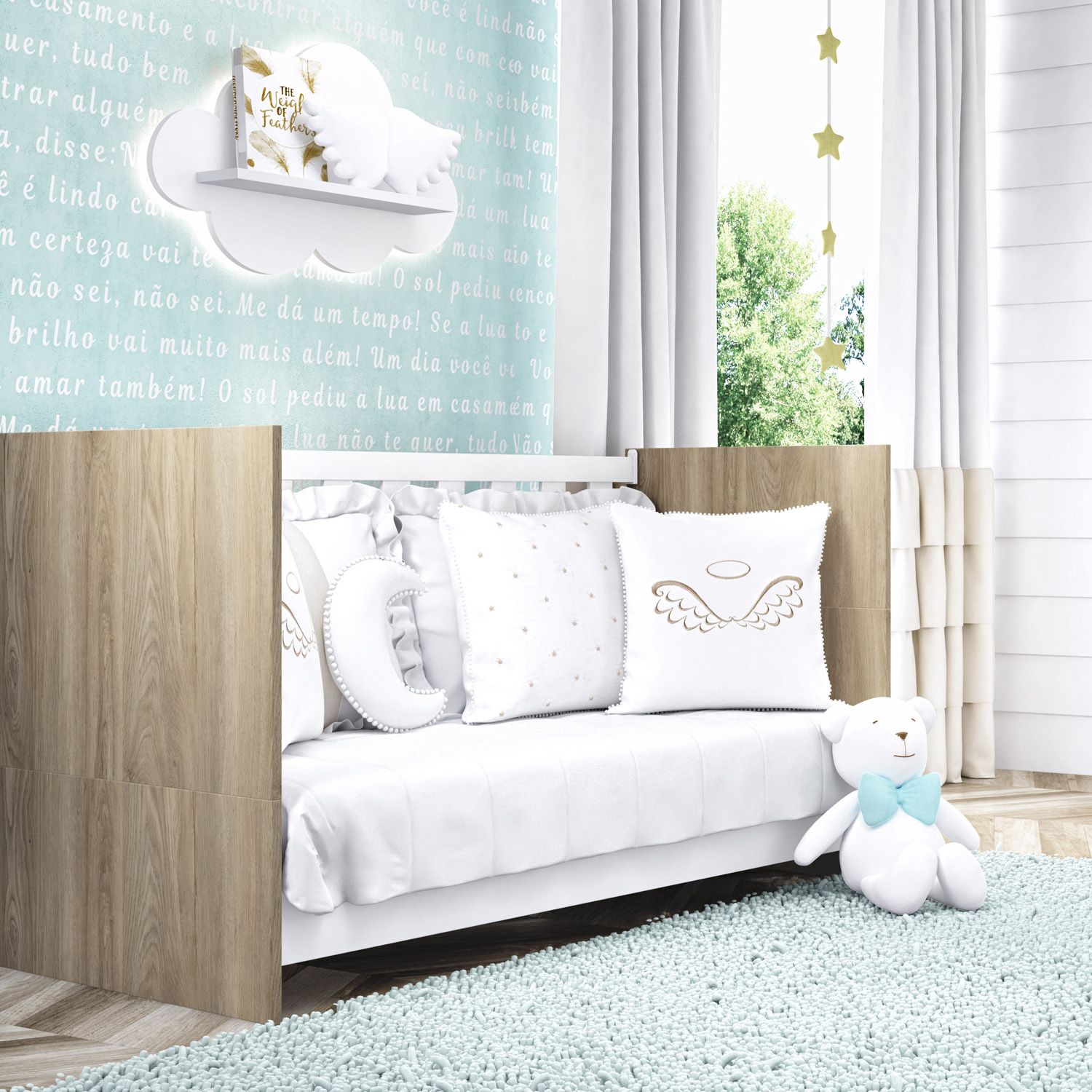 Berço Americano Branco Bianco