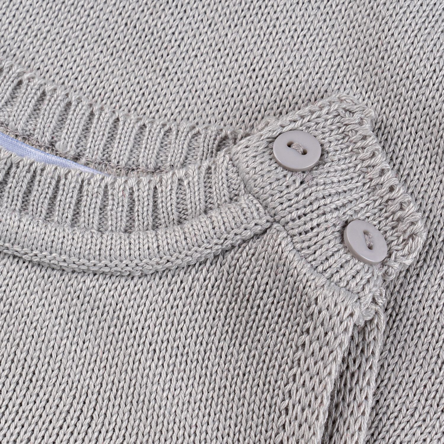 Saída Maternidade Tricot Casaquinho Jacquard Geométrico Cinza, Rosa e Verde