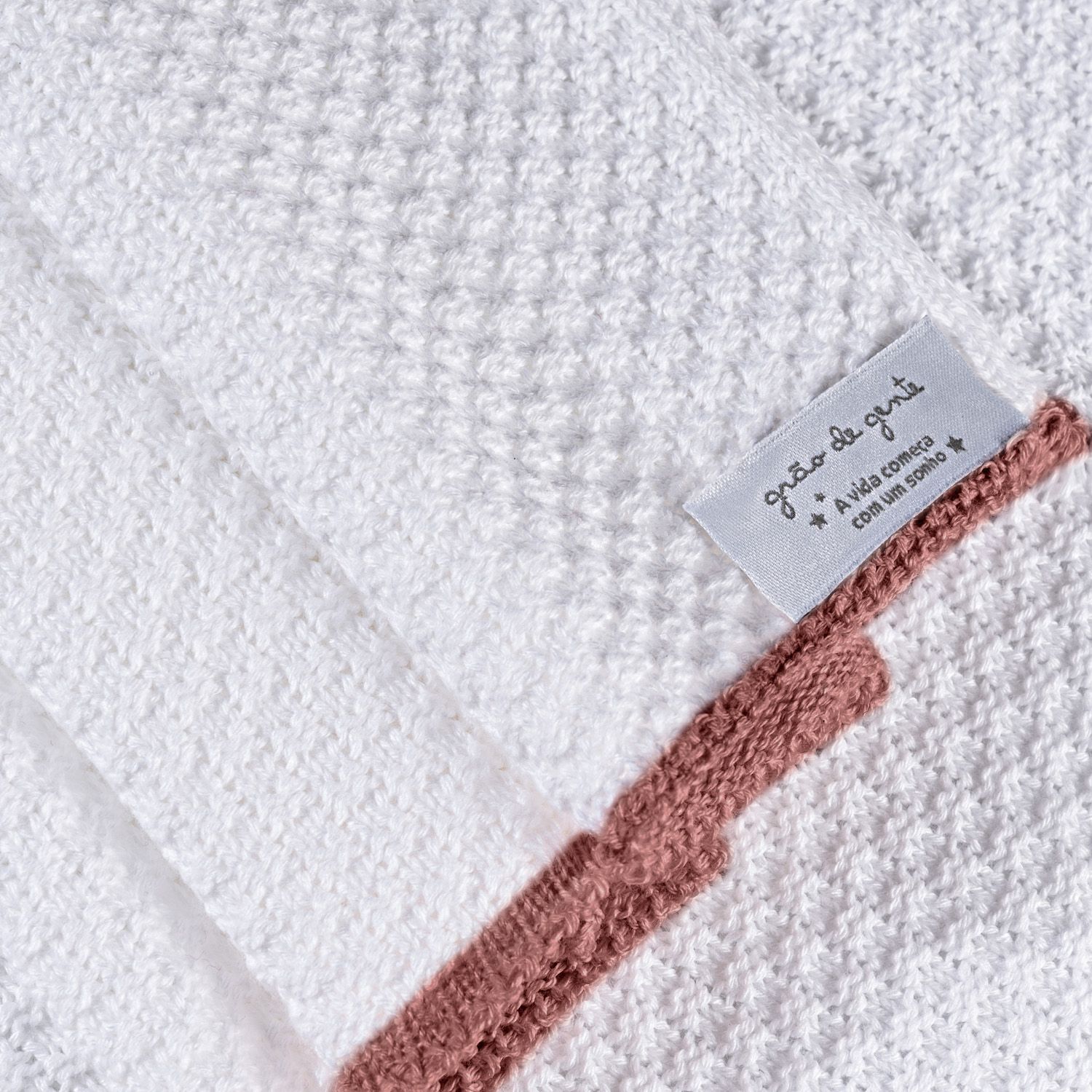 Saída Maternidade Tricot Macacão com Pérolas Nude Rosé 02 Peças