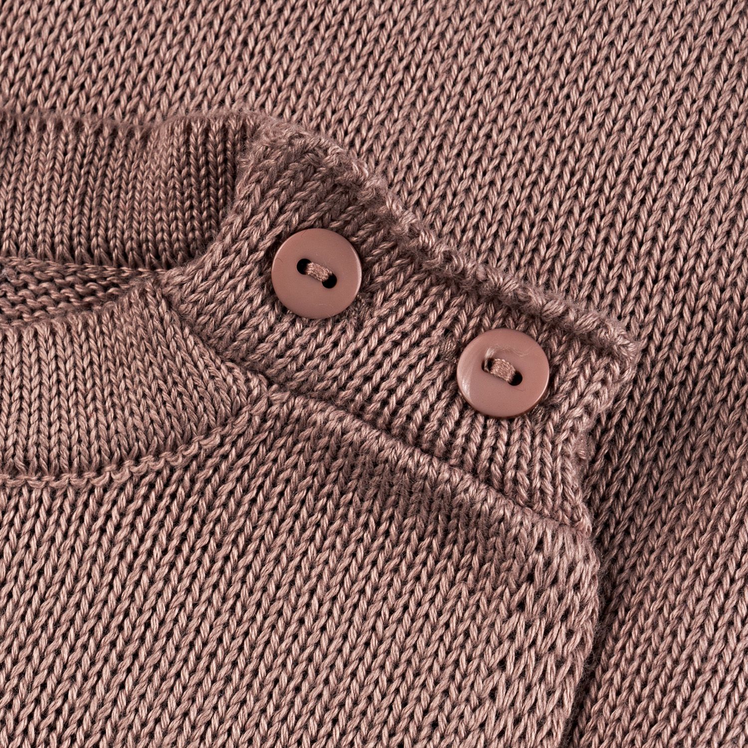 Saída Maternidade Tricot Clássico Poá Nude Rosé 03 Peças