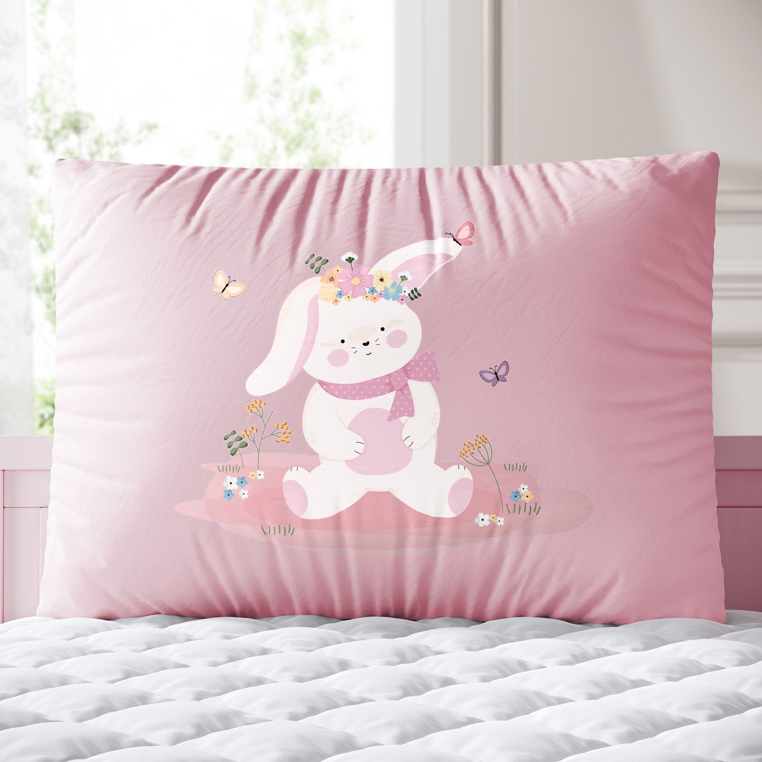 Kit Berço Coelhinha Lalá Rosa