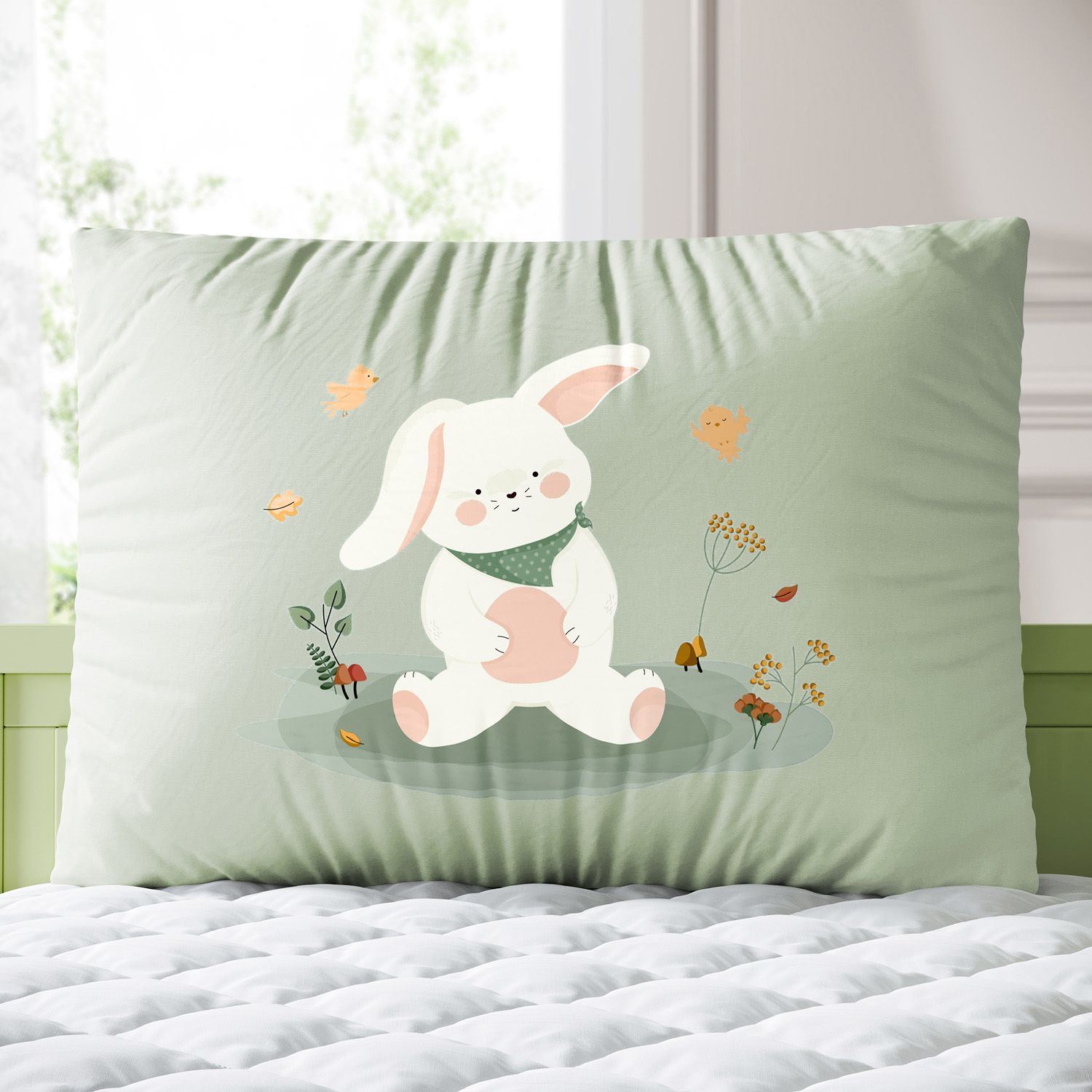 Kit Berço Coelhinho Lulú Verde