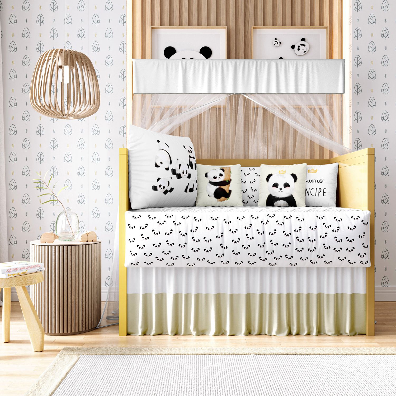 Kit Berço Panda Baby