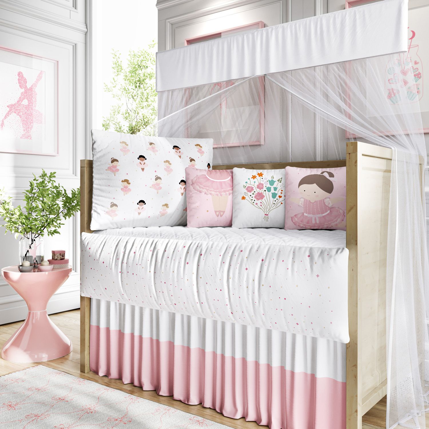 Kit Berço Bailarinas Baby