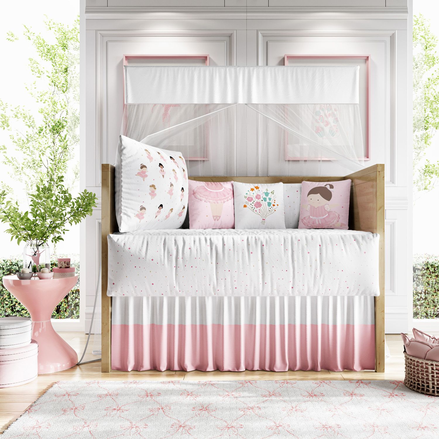 Kit Berço Bailarinas Baby