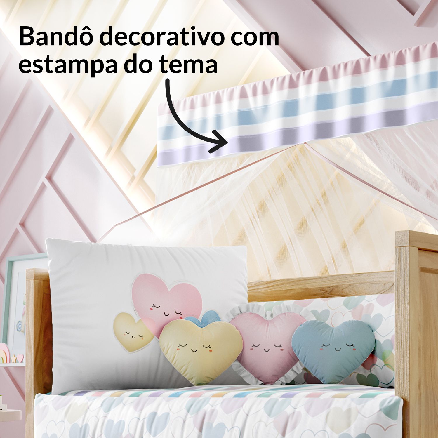 Kit Berço Família Coração