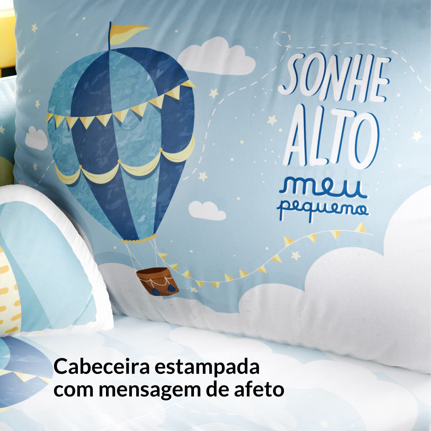 Kit Berço Sonhe Alto Azul