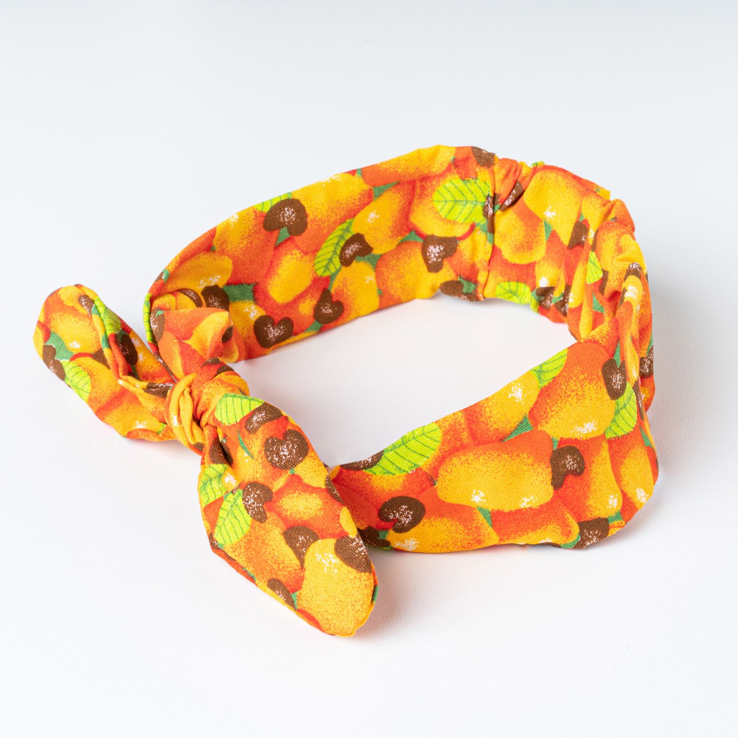 Sandália de Bebê com Faixa de Cabelo Caju Frutinha Tam 18