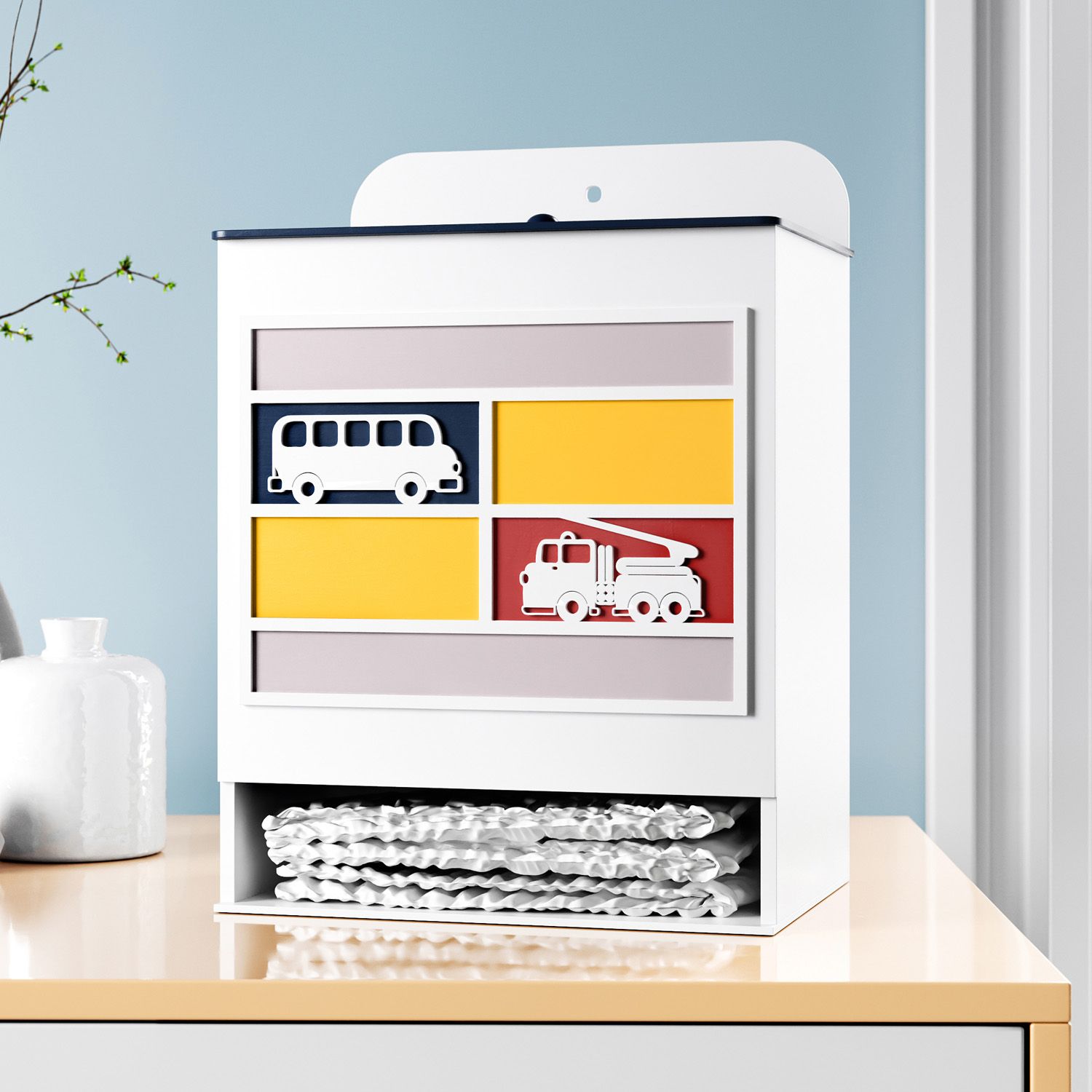 Porta Fraldas MDF Transportes