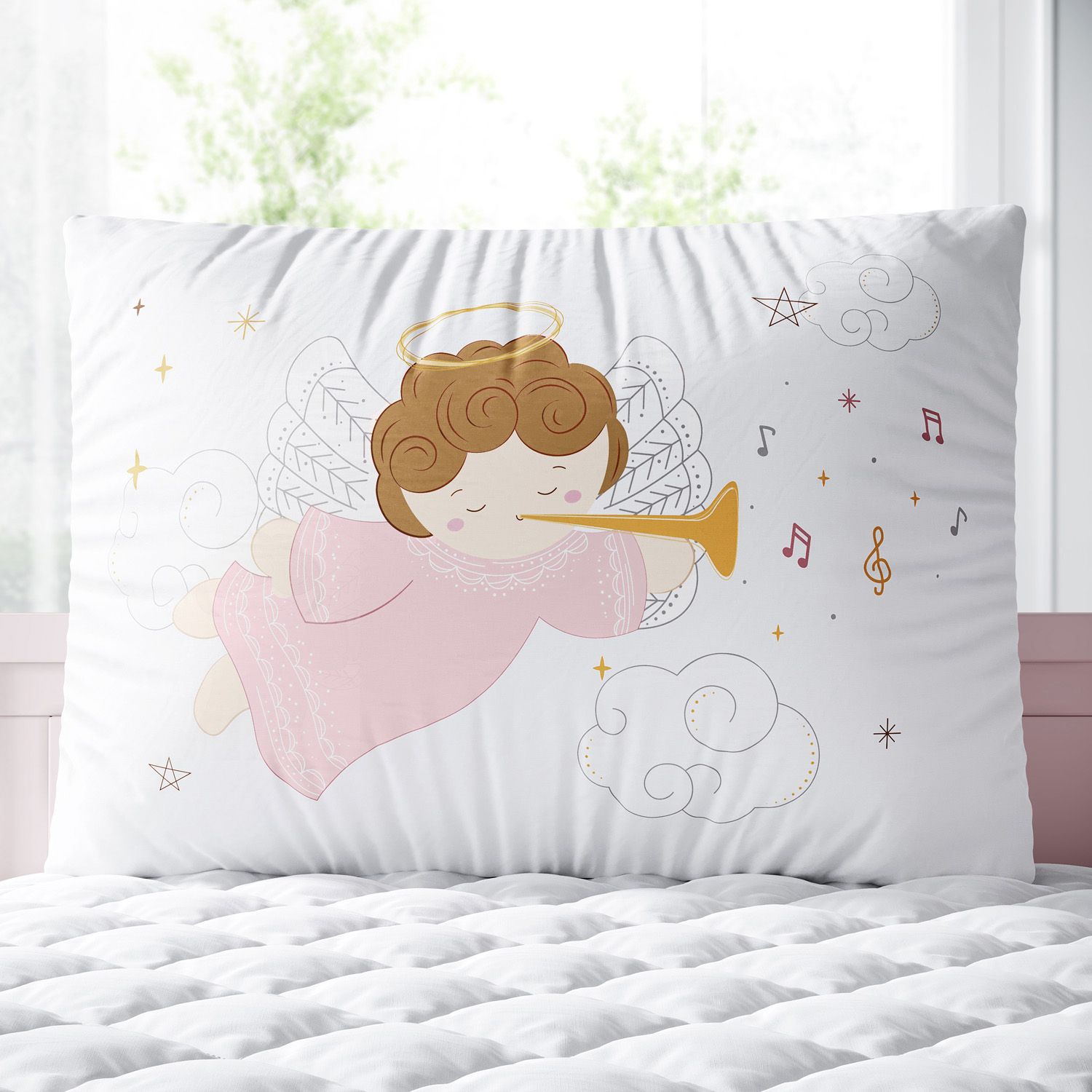 Kit Berço Anjinha Rosa