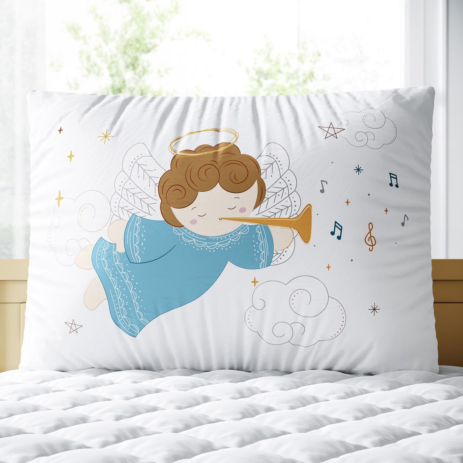 Kit Berço Anjinho Azul