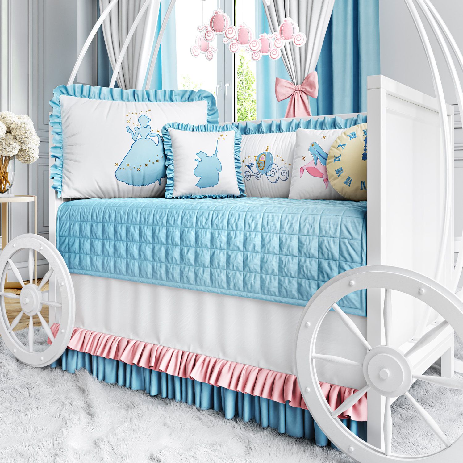 Kit Berço Princesa Cinderela — vista alternativa