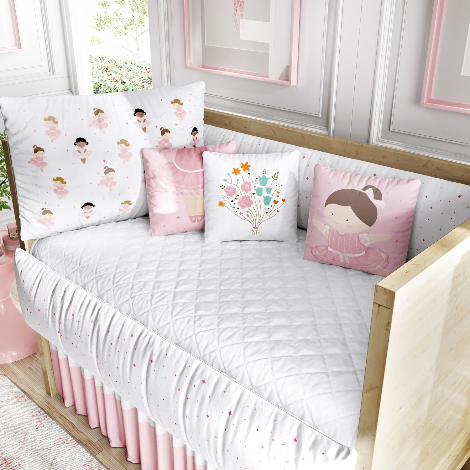 Kit Berço Bailarinas Baby