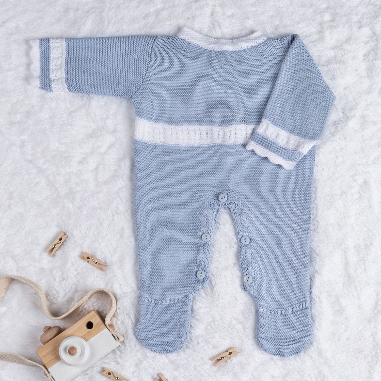 Macacão Tricot Azul Marinho