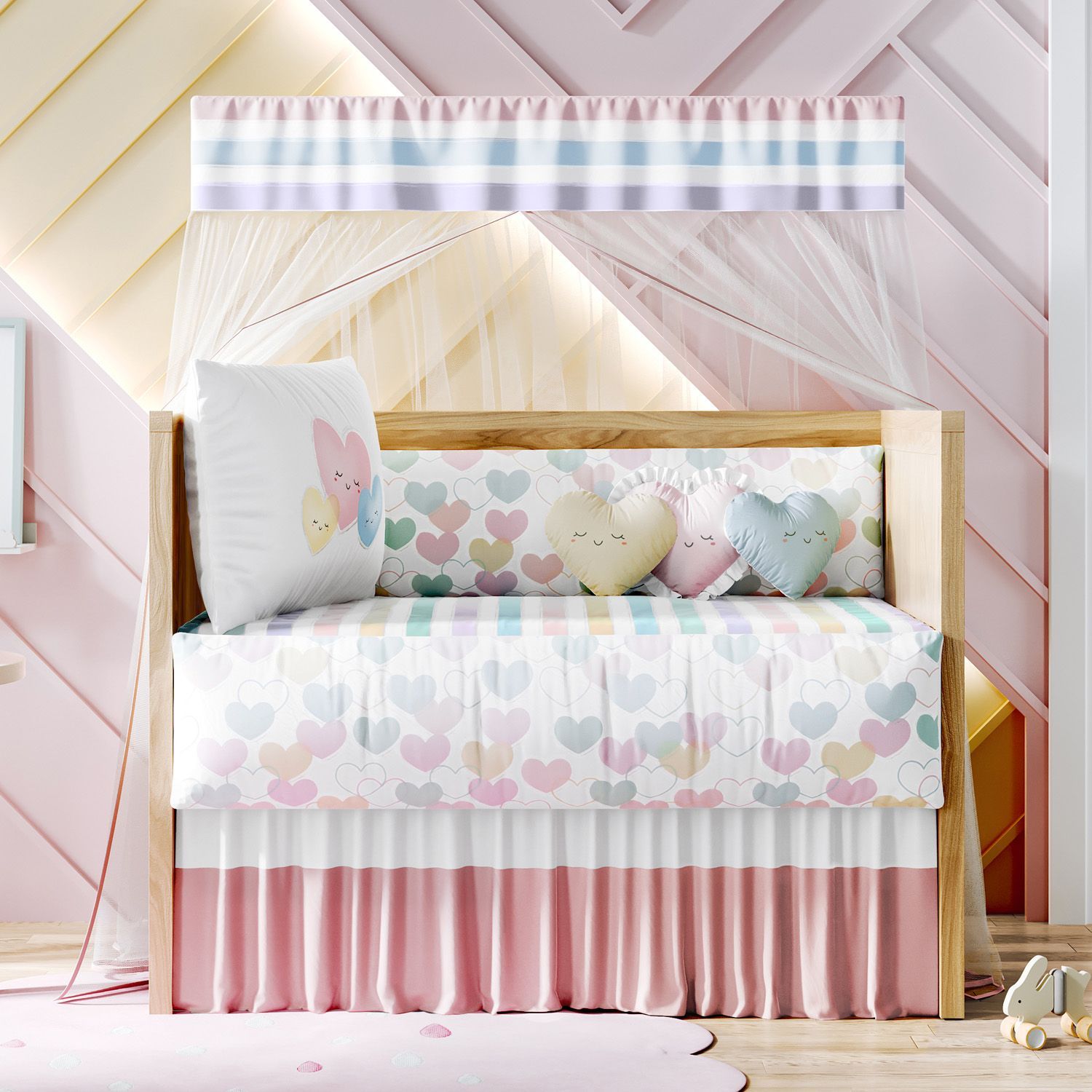 Kit Berço Família Coração