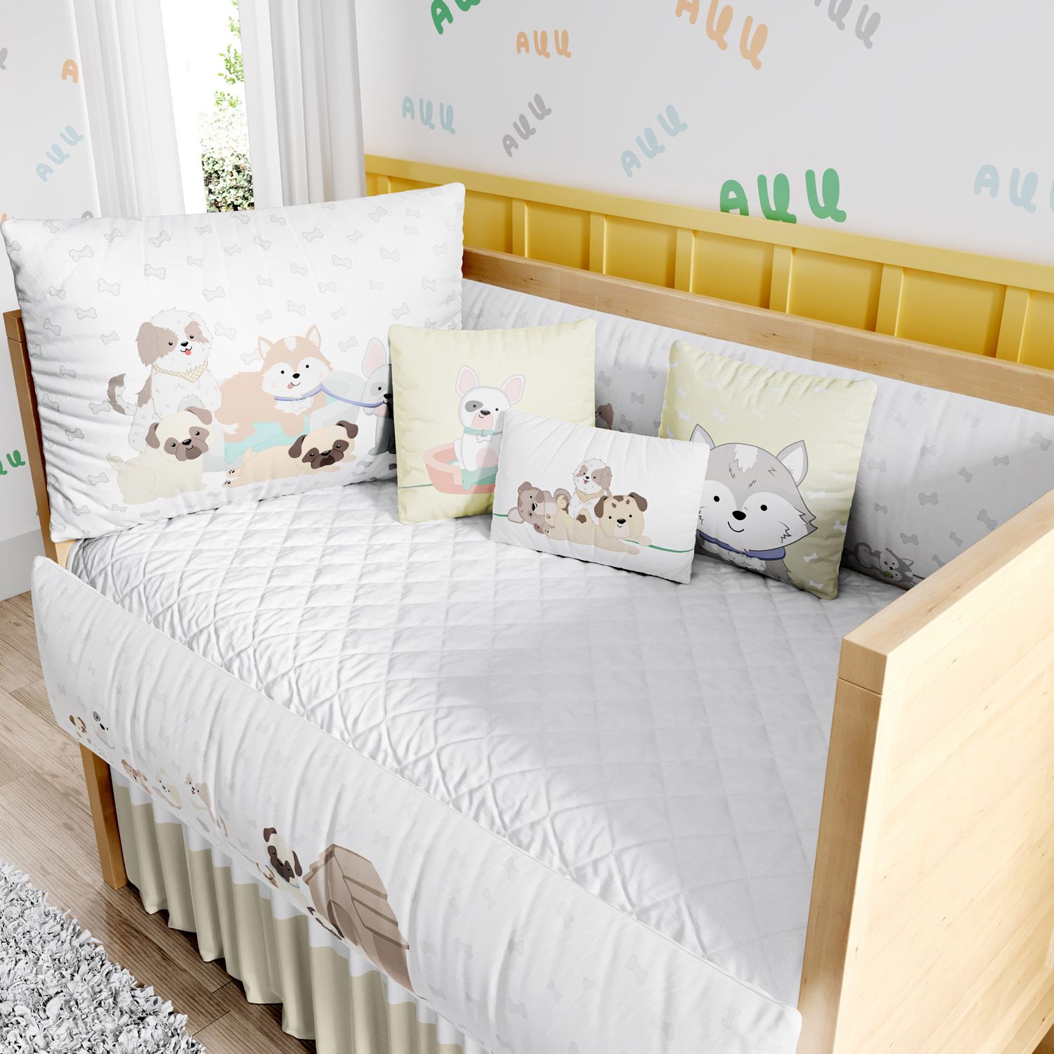 Kit Berço Cachorrinhos