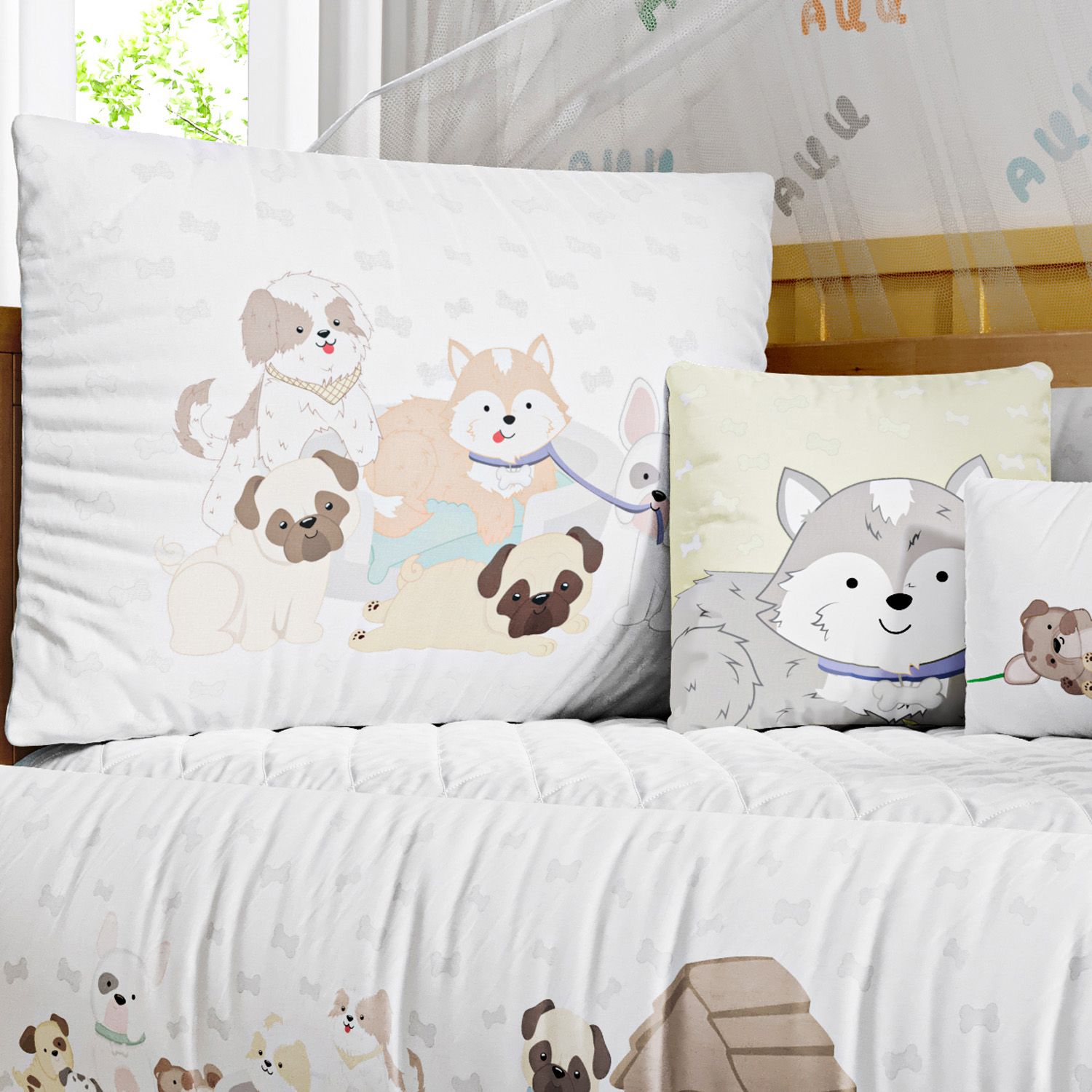 Kit Berço Cachorrinhos