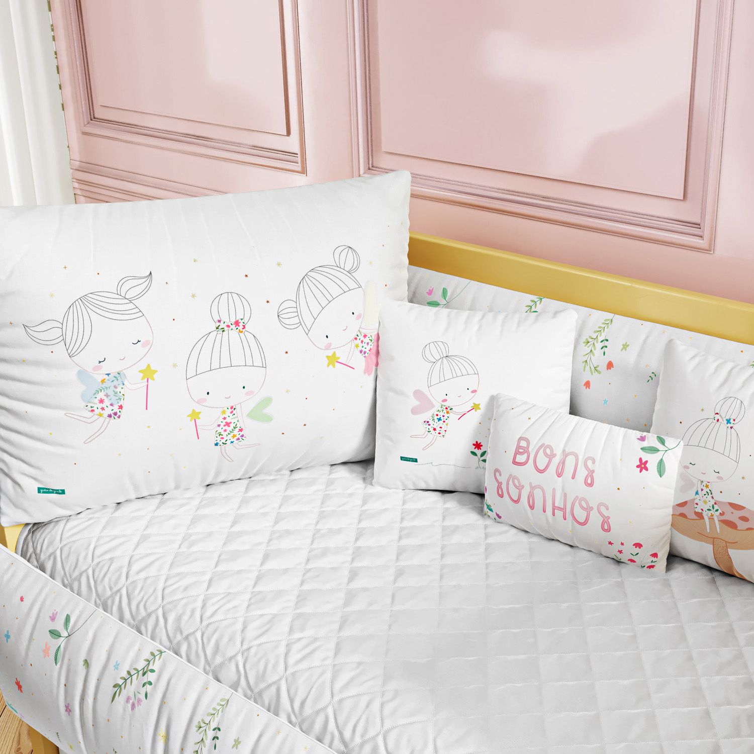 Kit Berço Fadinha das Flores