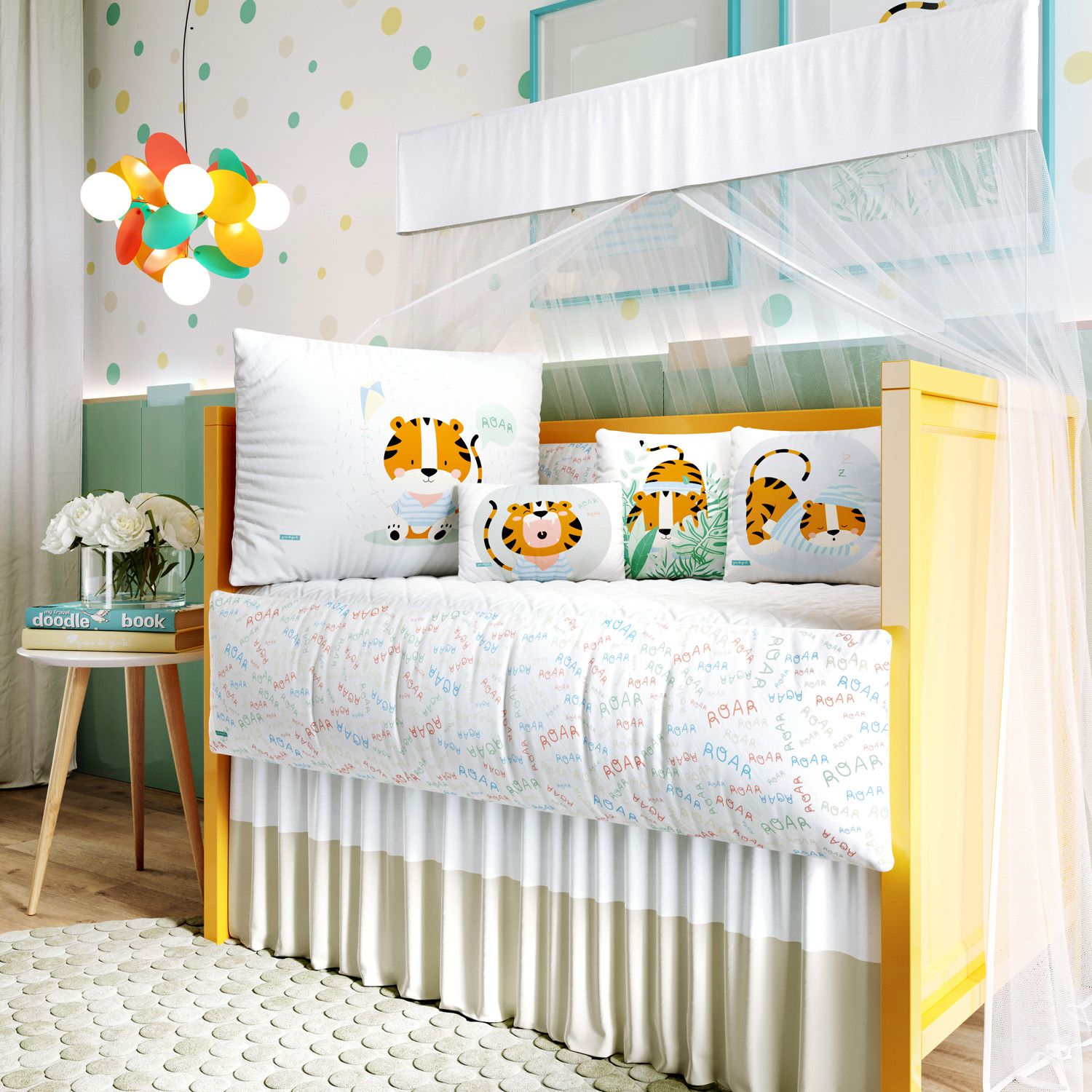 Kit Berço Tigrinho Roar