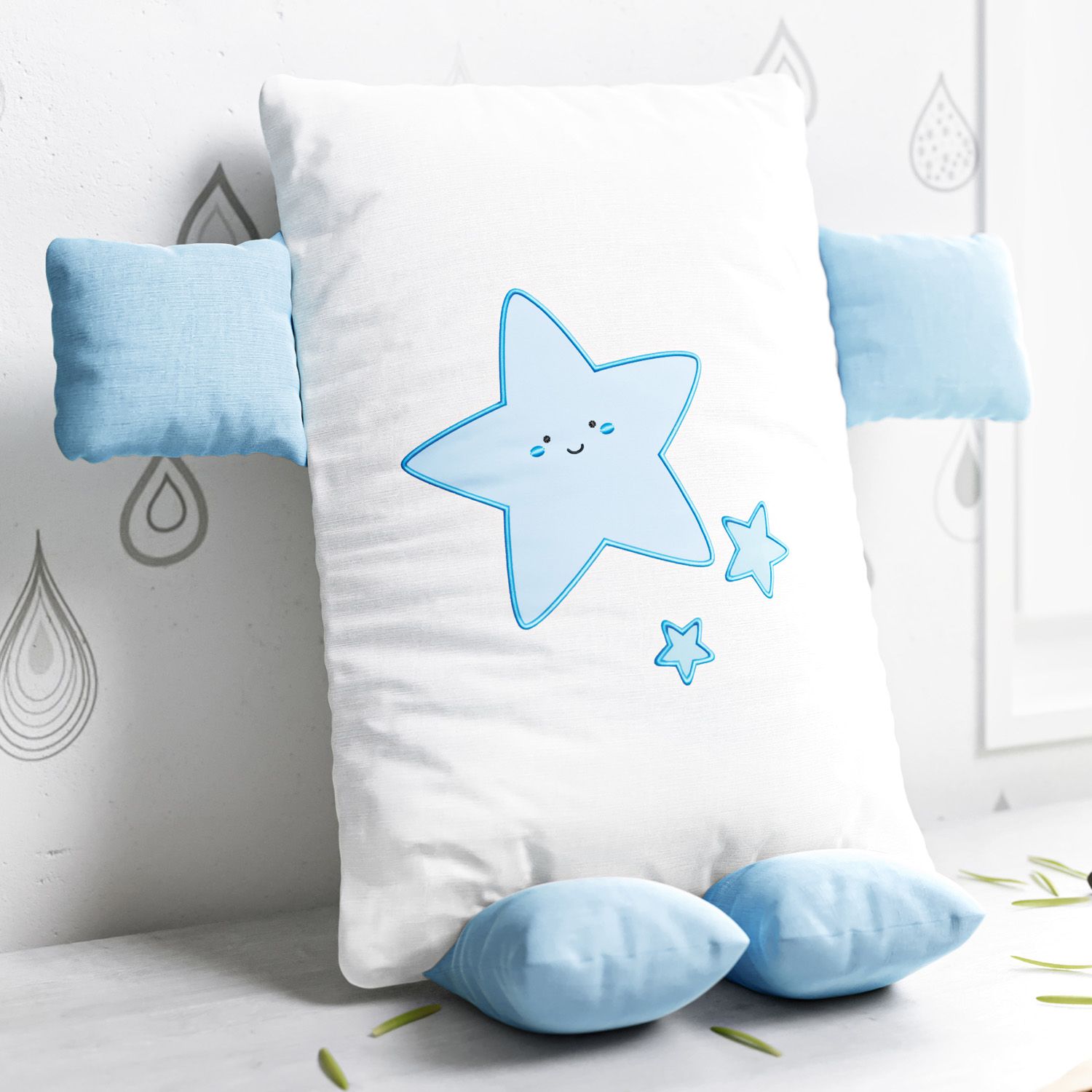 Meu Primeiro Presente Estrelinha Azul 03 Peças