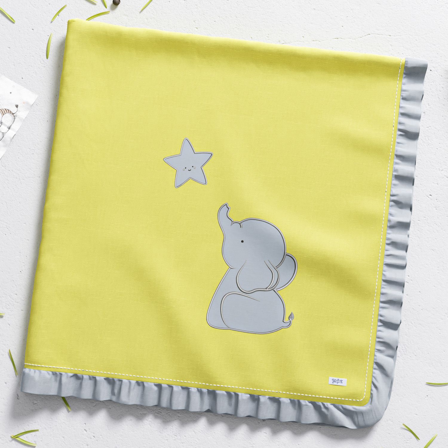 Meu Primeiro Presente Elefantinho Amarelo 03 Peças