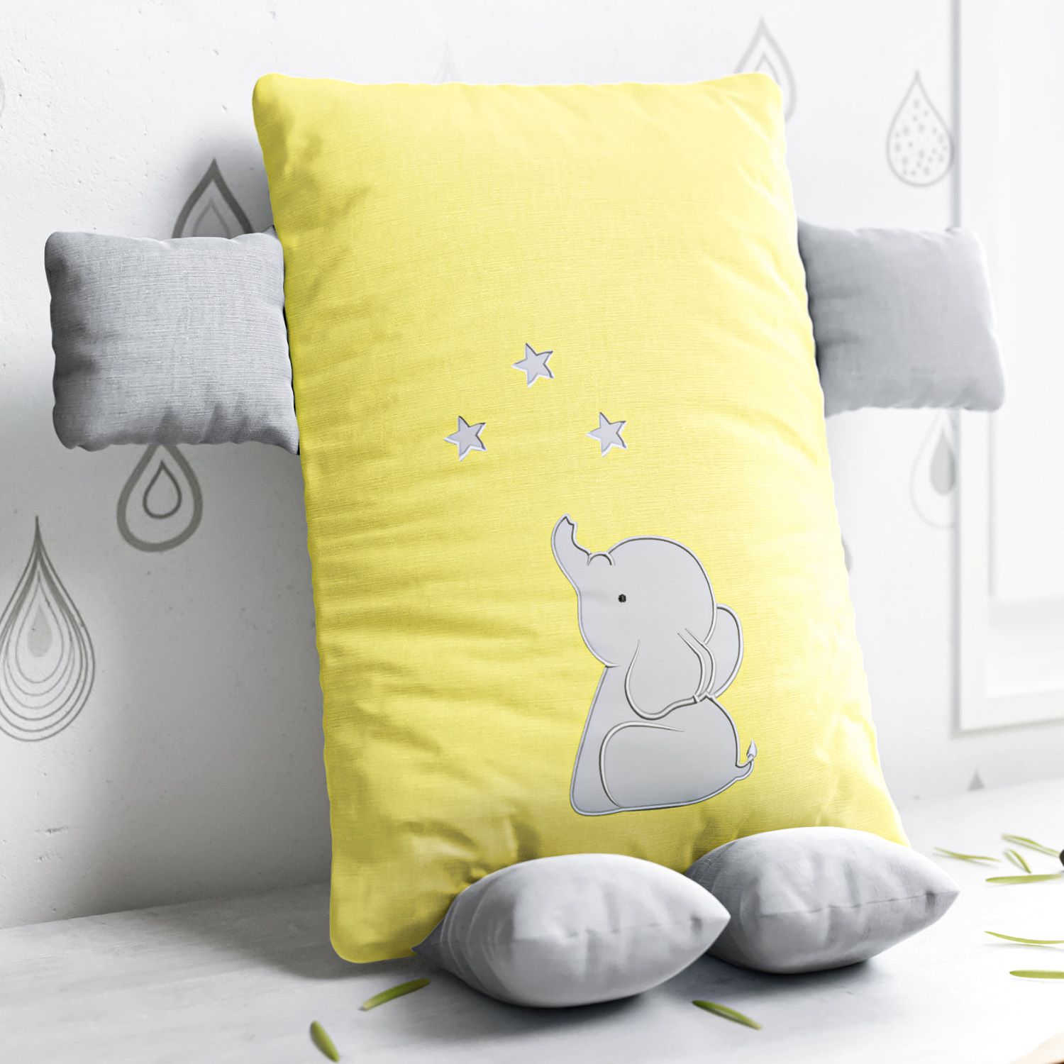 Meu Primeiro Presente Elefantinho Amarelo 03 Peças