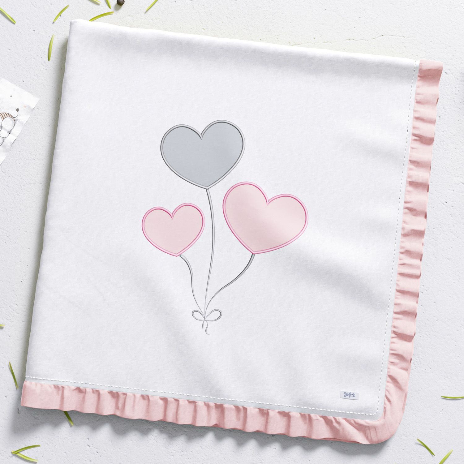 Meu Primeiro Presente Amor Cor de Rosa 03 Peças