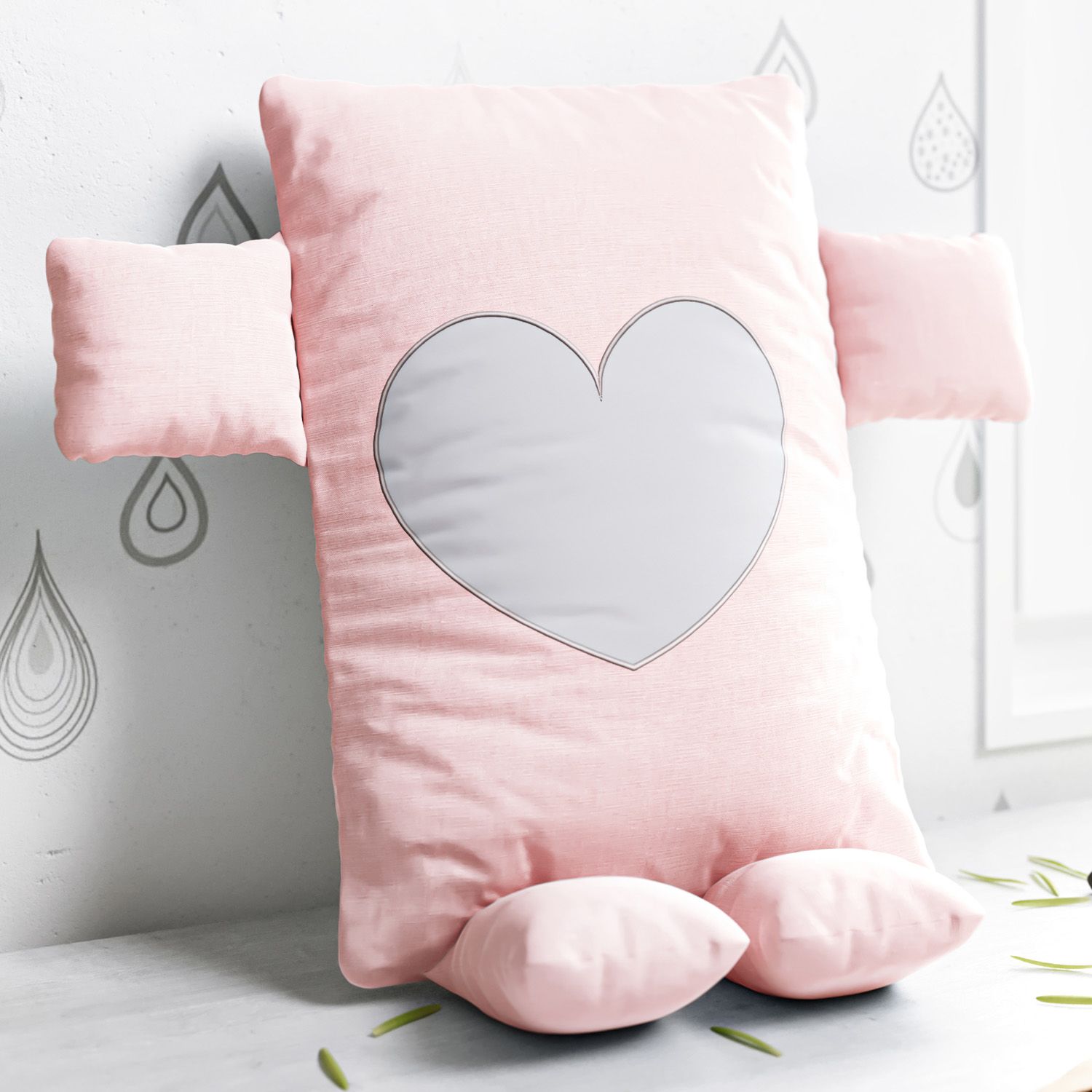 Meu Primeiro Presente Amor Cor de Rosa 03 Peças