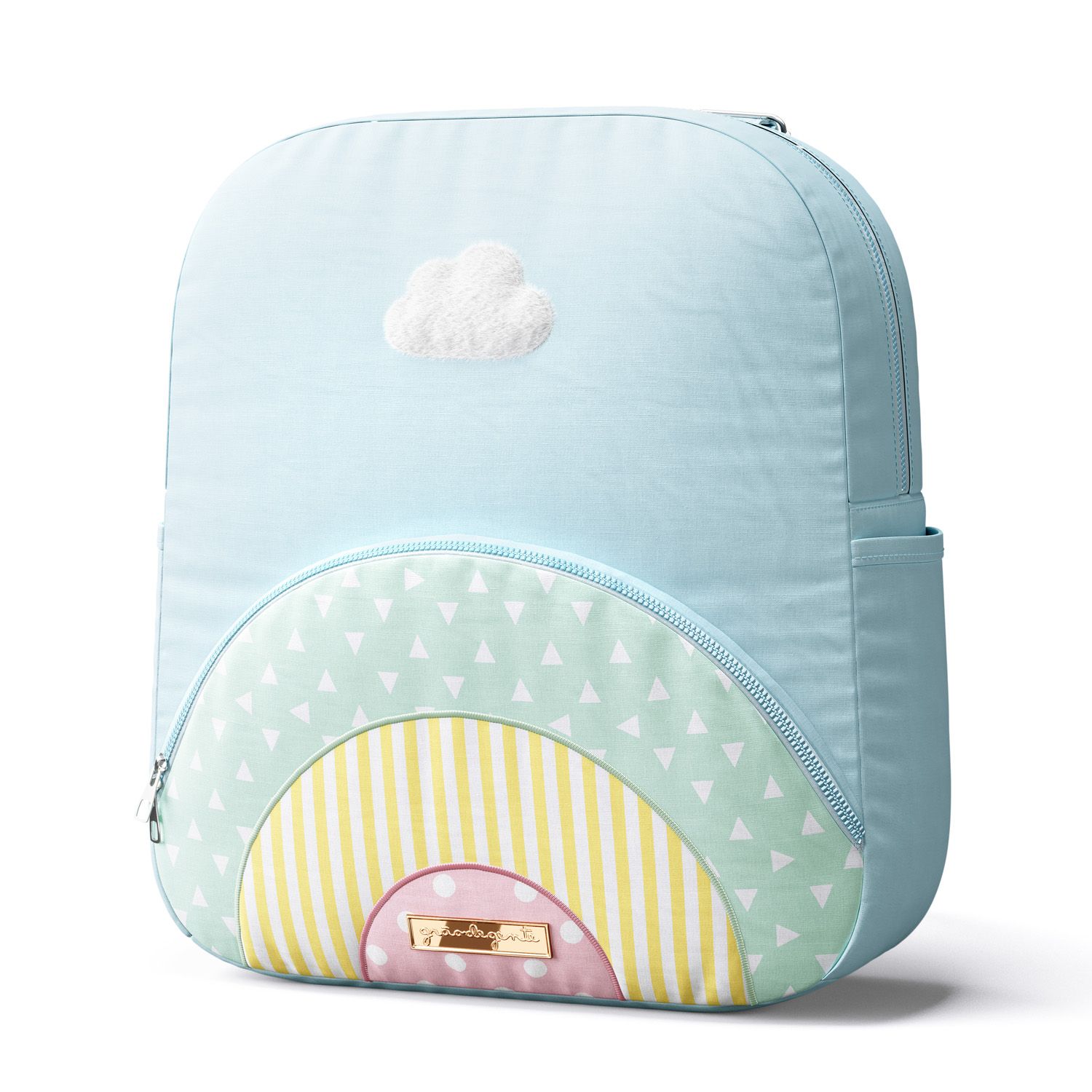 Mochila Infantil Arco-íris Patchwork