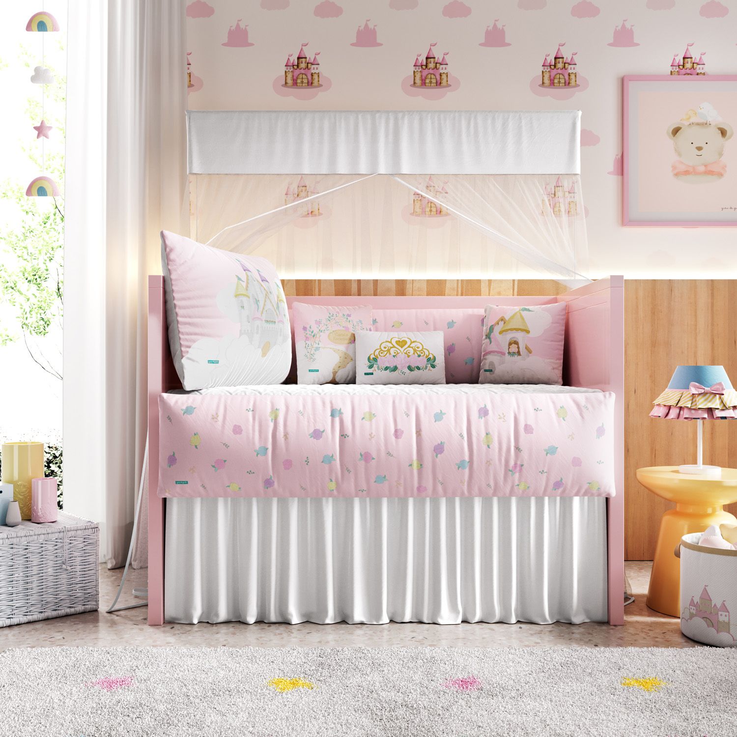 Kit Berço Castelo Encantado