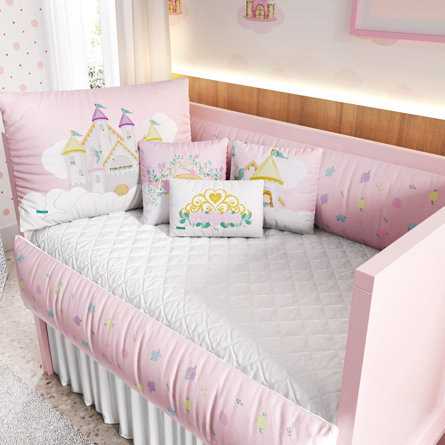 Kit Berço Castelo Encantado