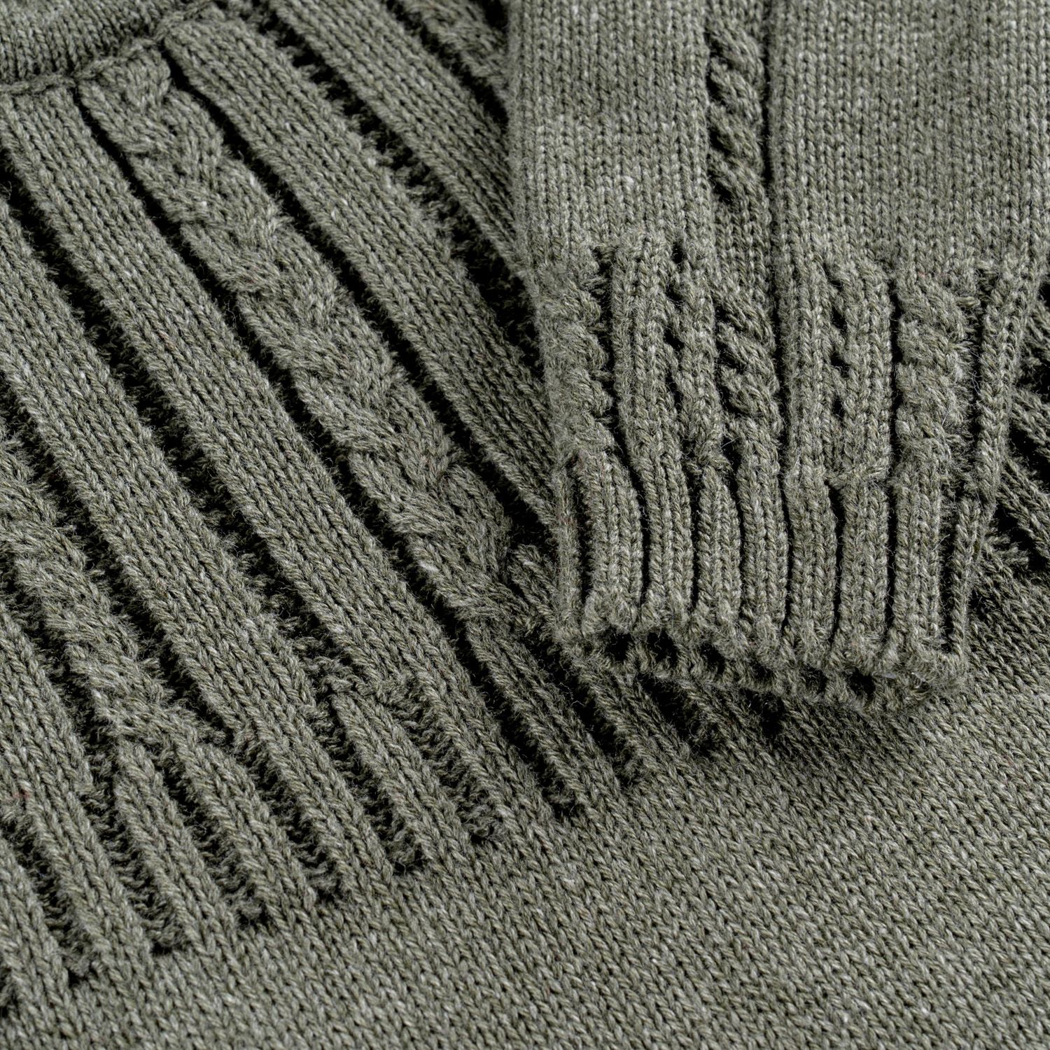 Macacão Tricot Trança Capuccino