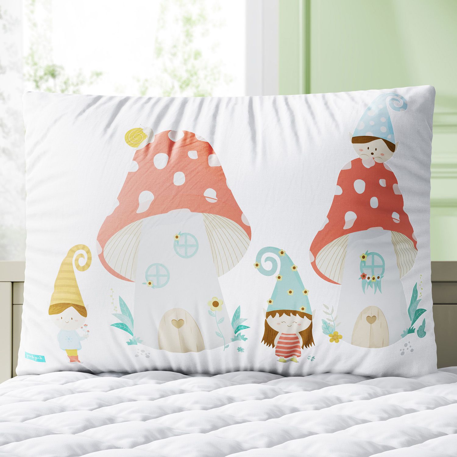 Kit Berço Casinha Cogumelo