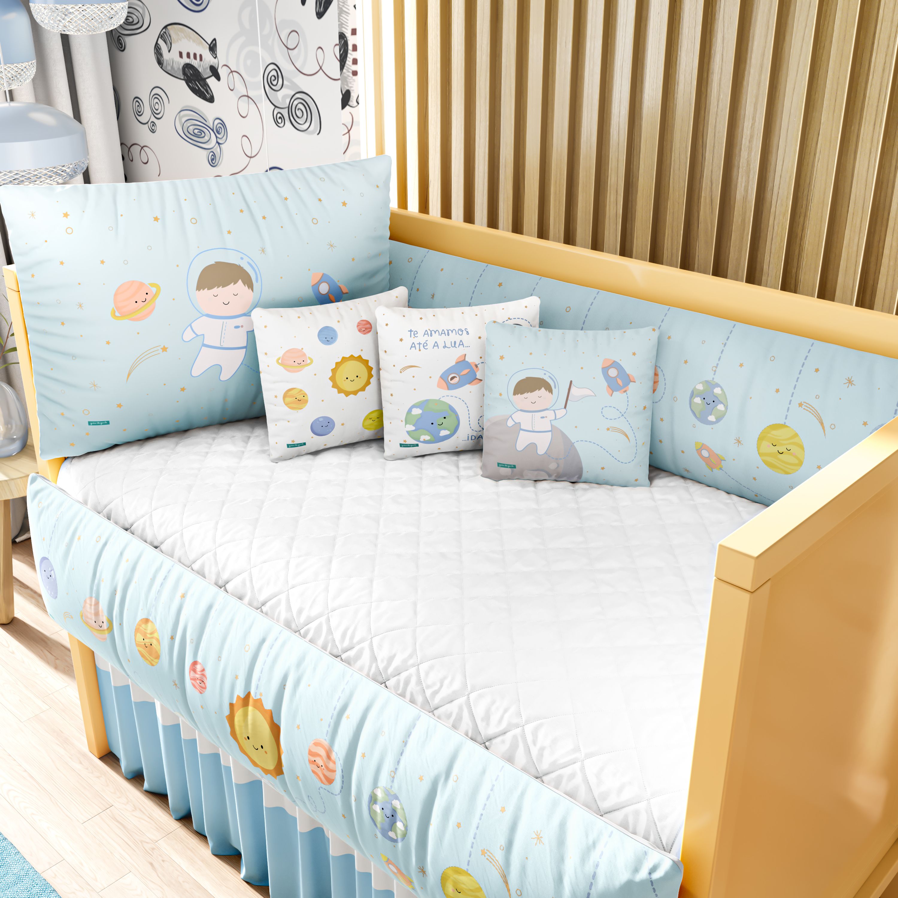 Kit Berço Menino Astronauta