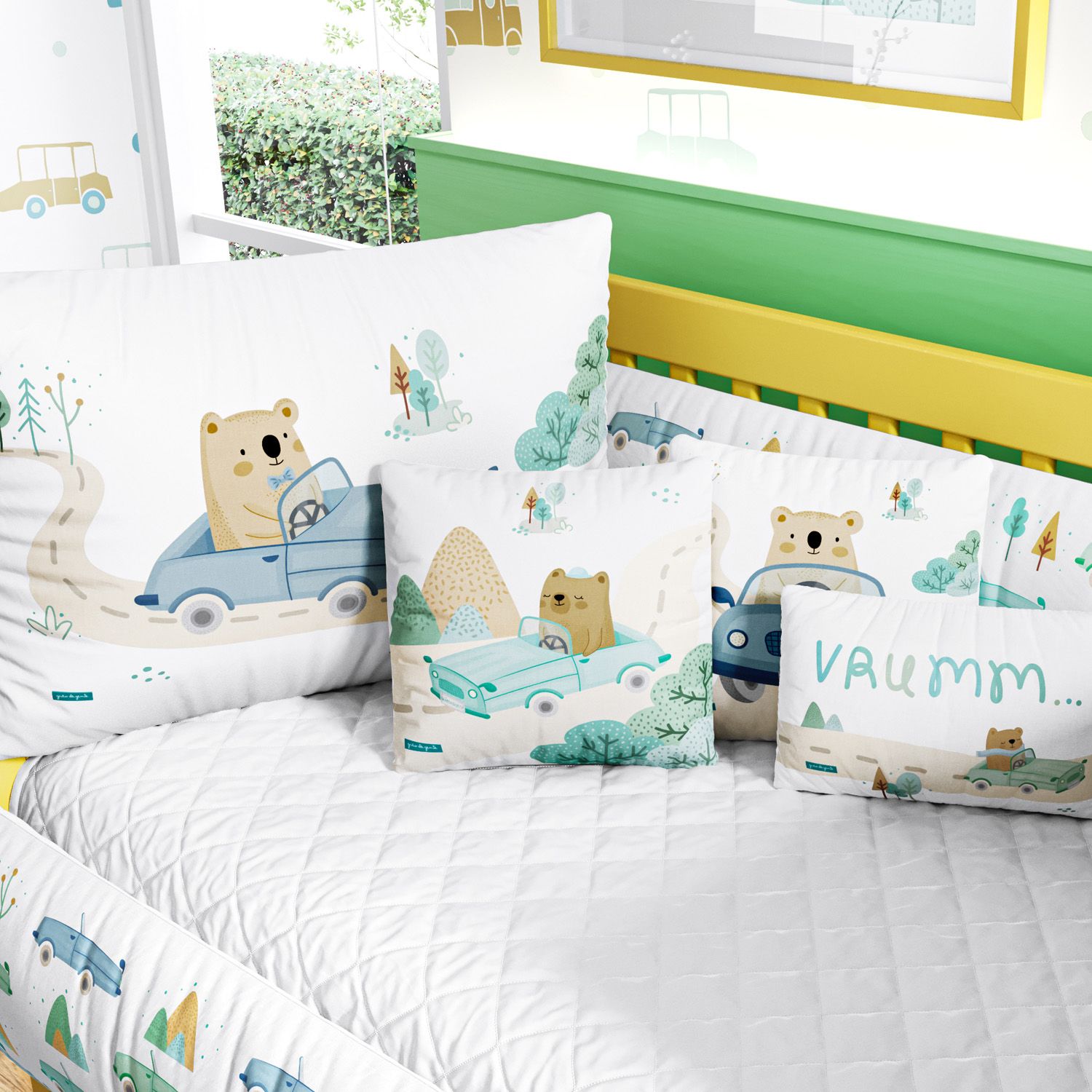 Kit Berço Urso e o Carrinho