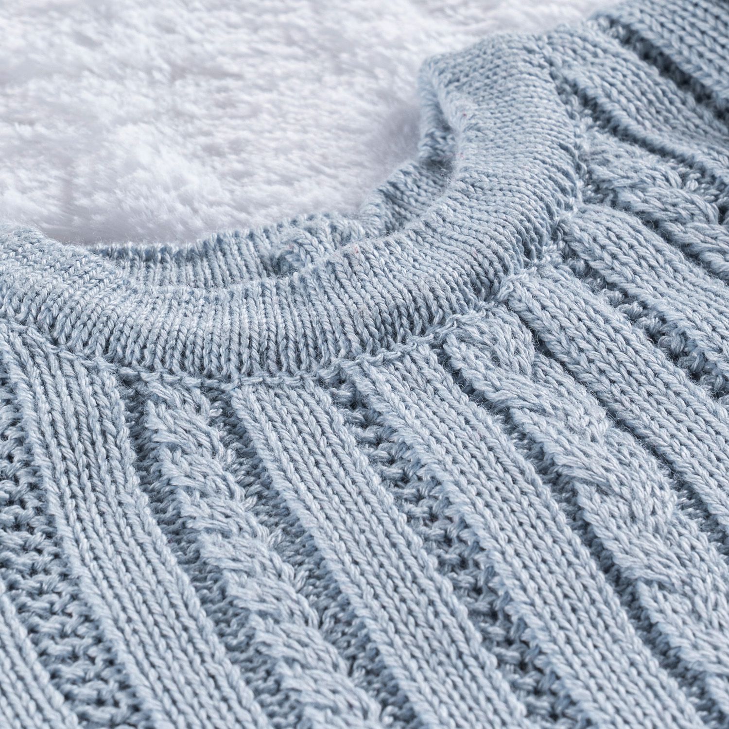 Macacão Tricot Trança Capuccino