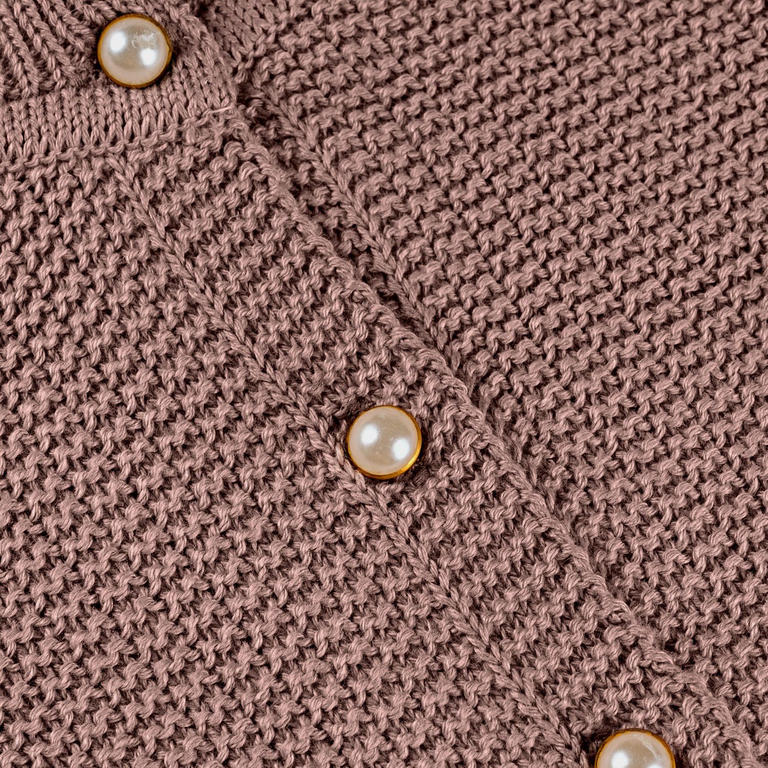 Casaquinho Tricot Clássico Rosa