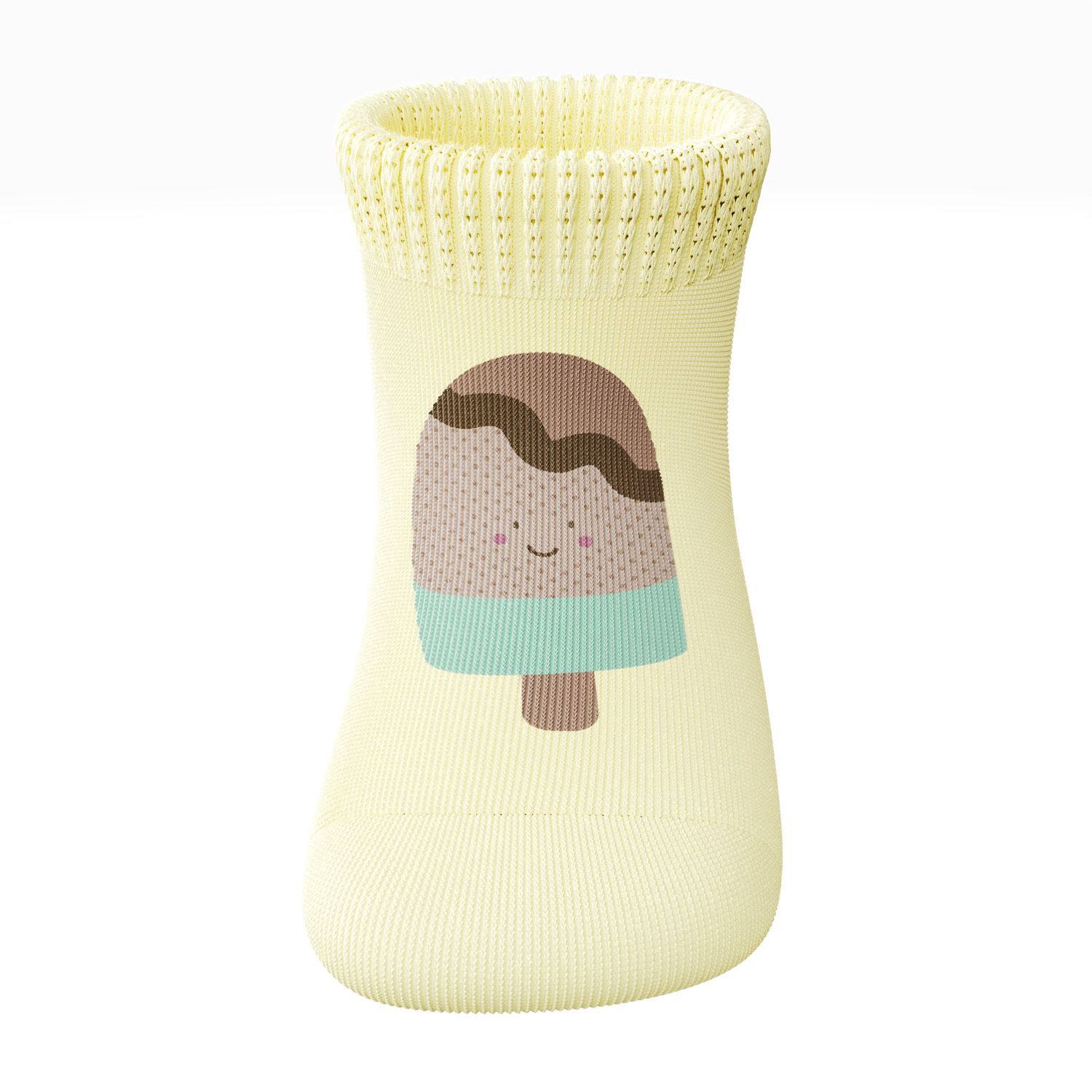 Meia Bebê Picolé Amarelo