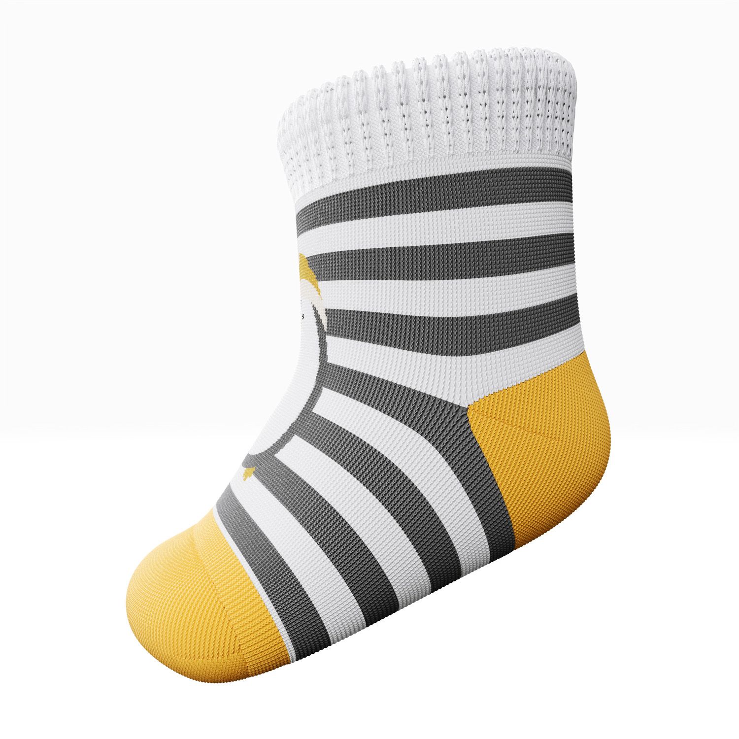 Meia Bebê Pinguim Listrada