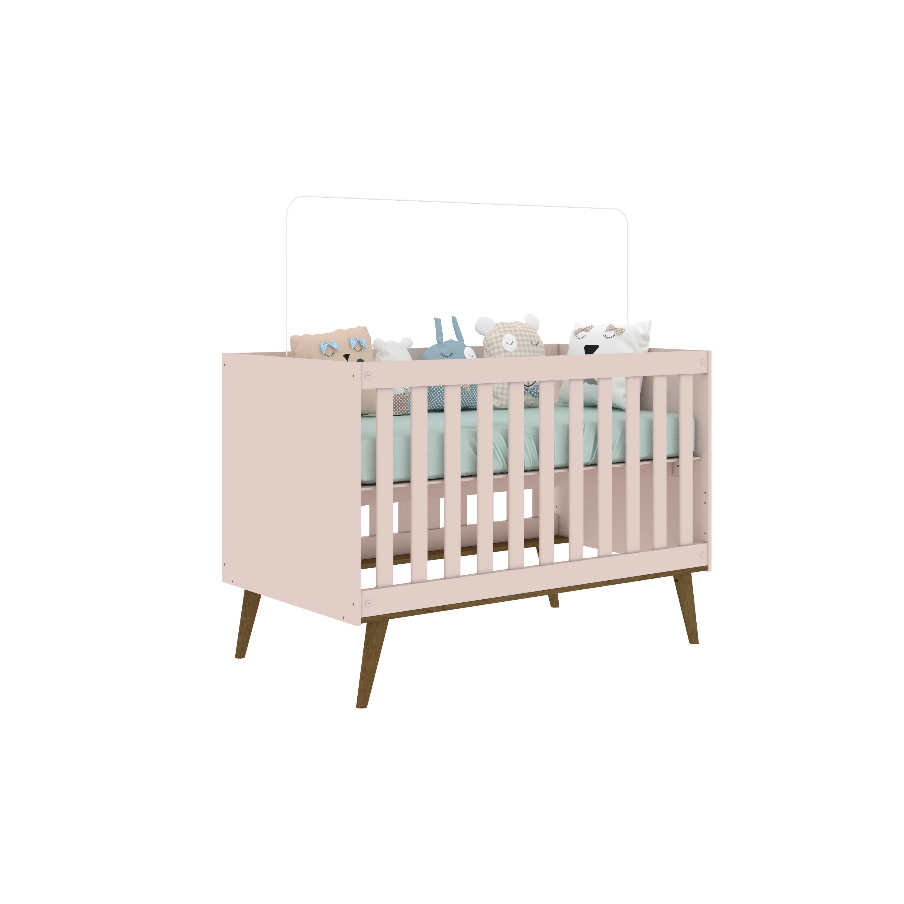 Berço Americano Branco Ludi Retrô