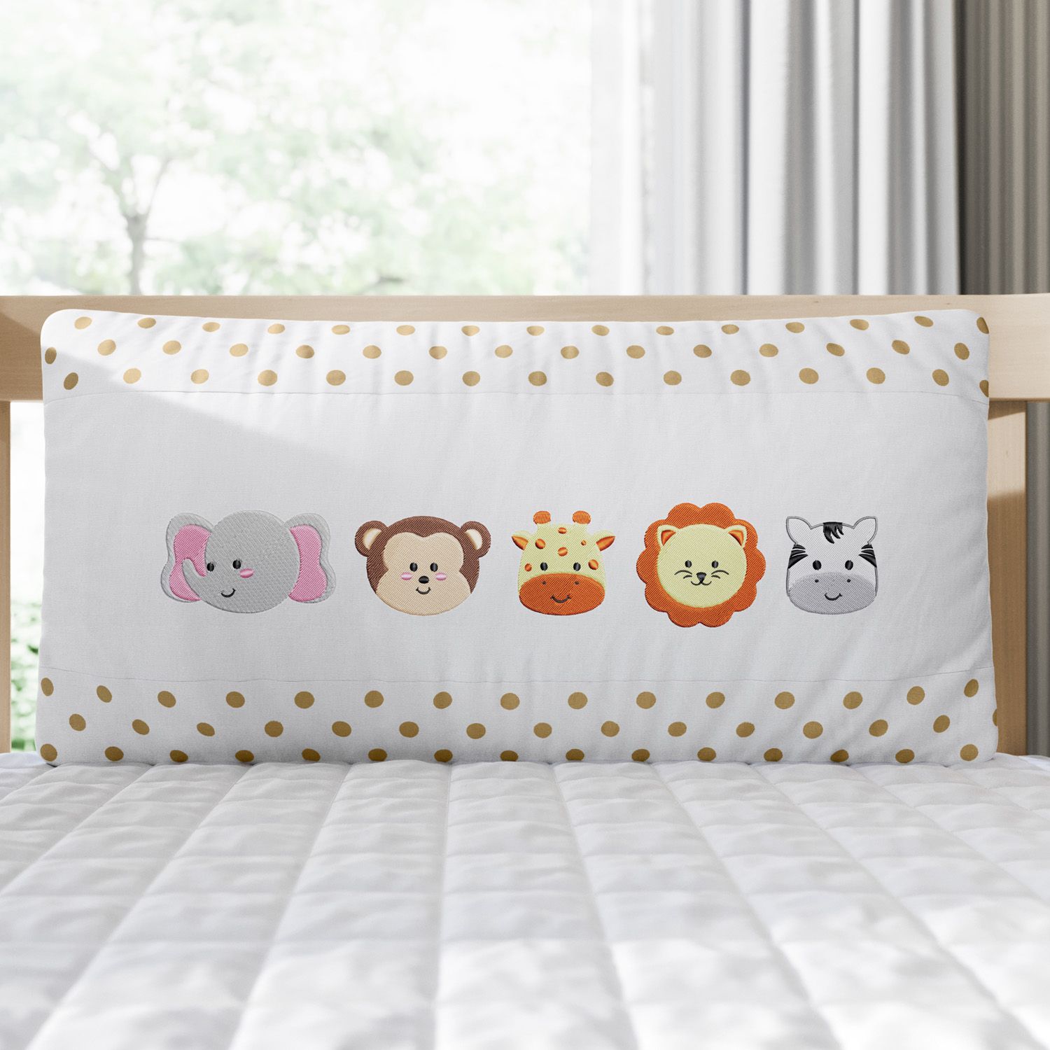 Kit Mini Berço Amiguinhos Safári