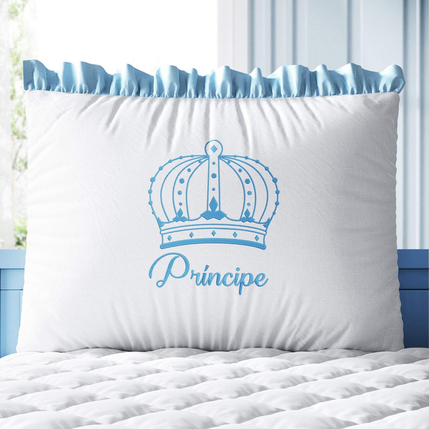 Kit Berço Duas Tranças Menina Princesa Rosa