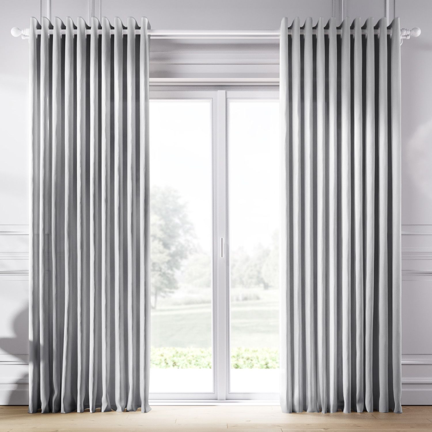 Cortina Amarela com Ilhós