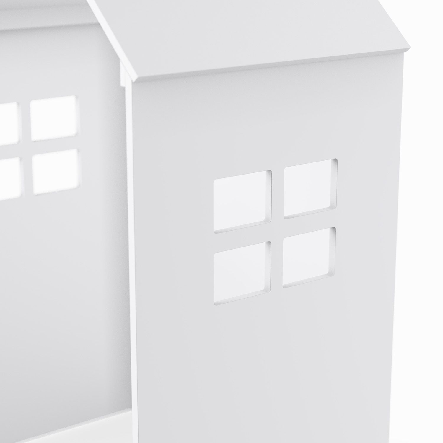 Casinha Montessoriana para Cabeceira Branco 1,54m