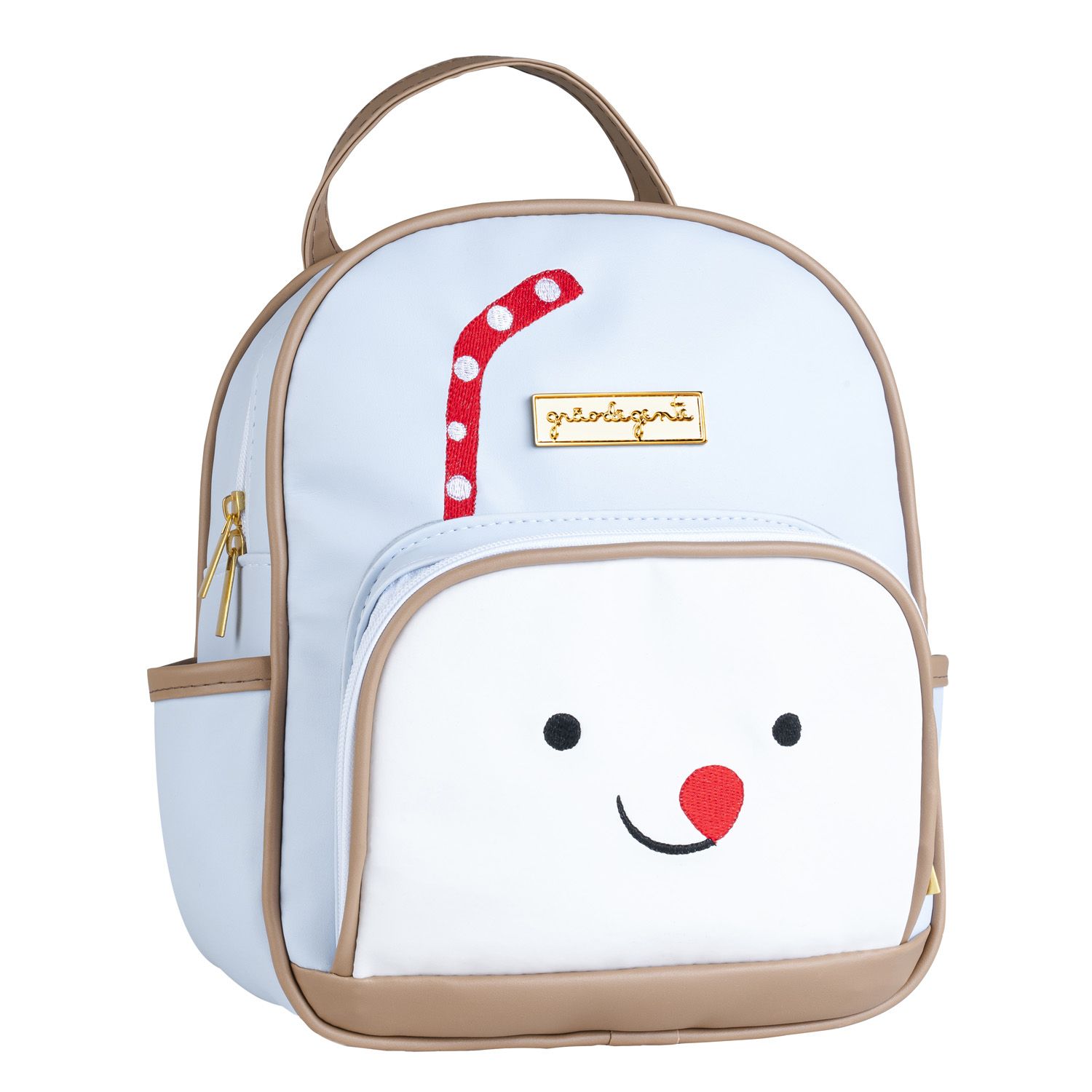 Mochila Infantil Milk-Shake Canudinho Azul 27cm