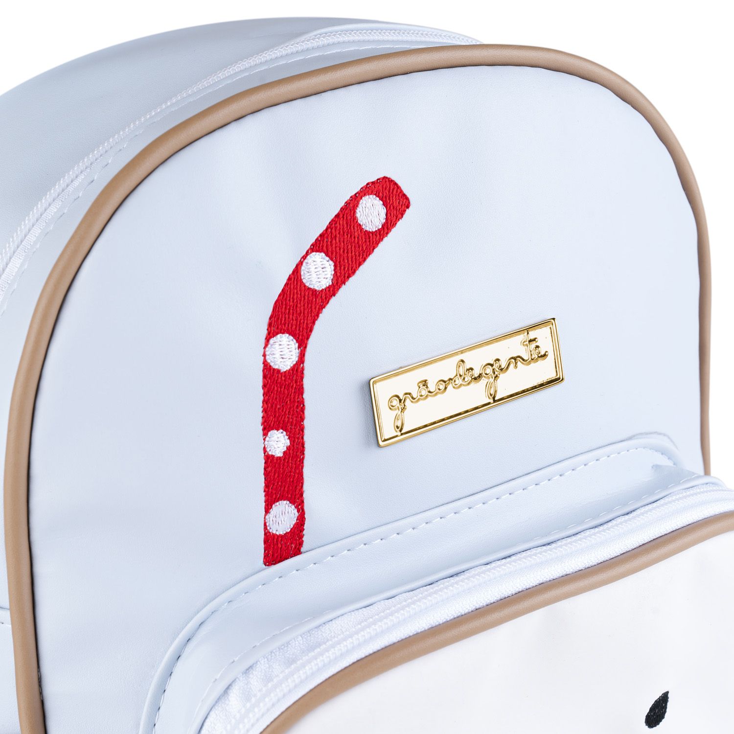 Mochila Infantil Milk-Shake Canudinho Azul 27cm