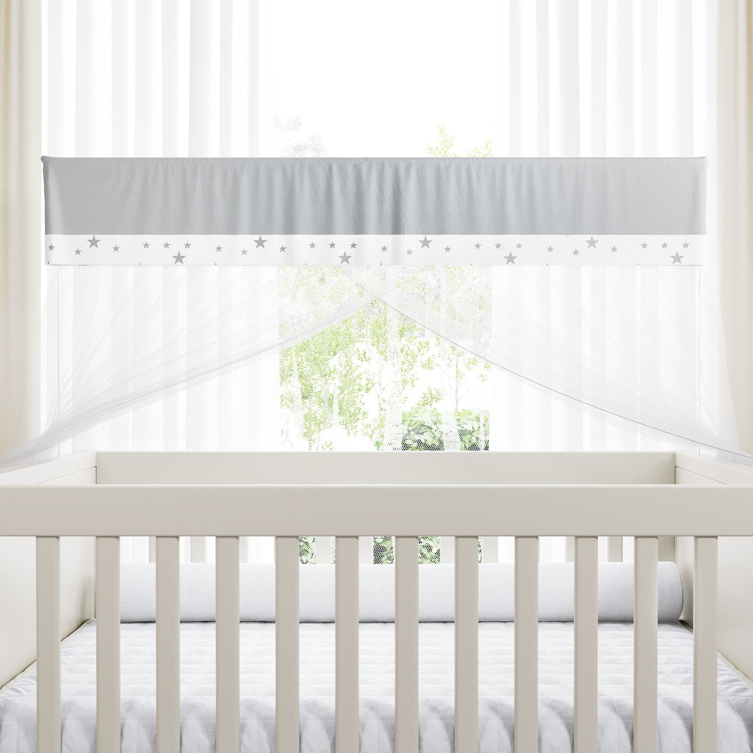 Kit Berço Rolinho Pinguim Estrelinha