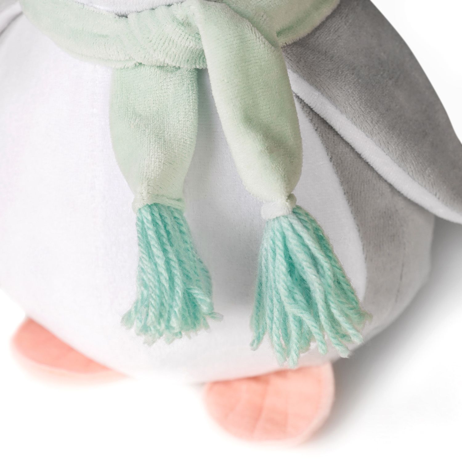 Bichinho de Pelúcia Pinguim com Cachecol 30cm